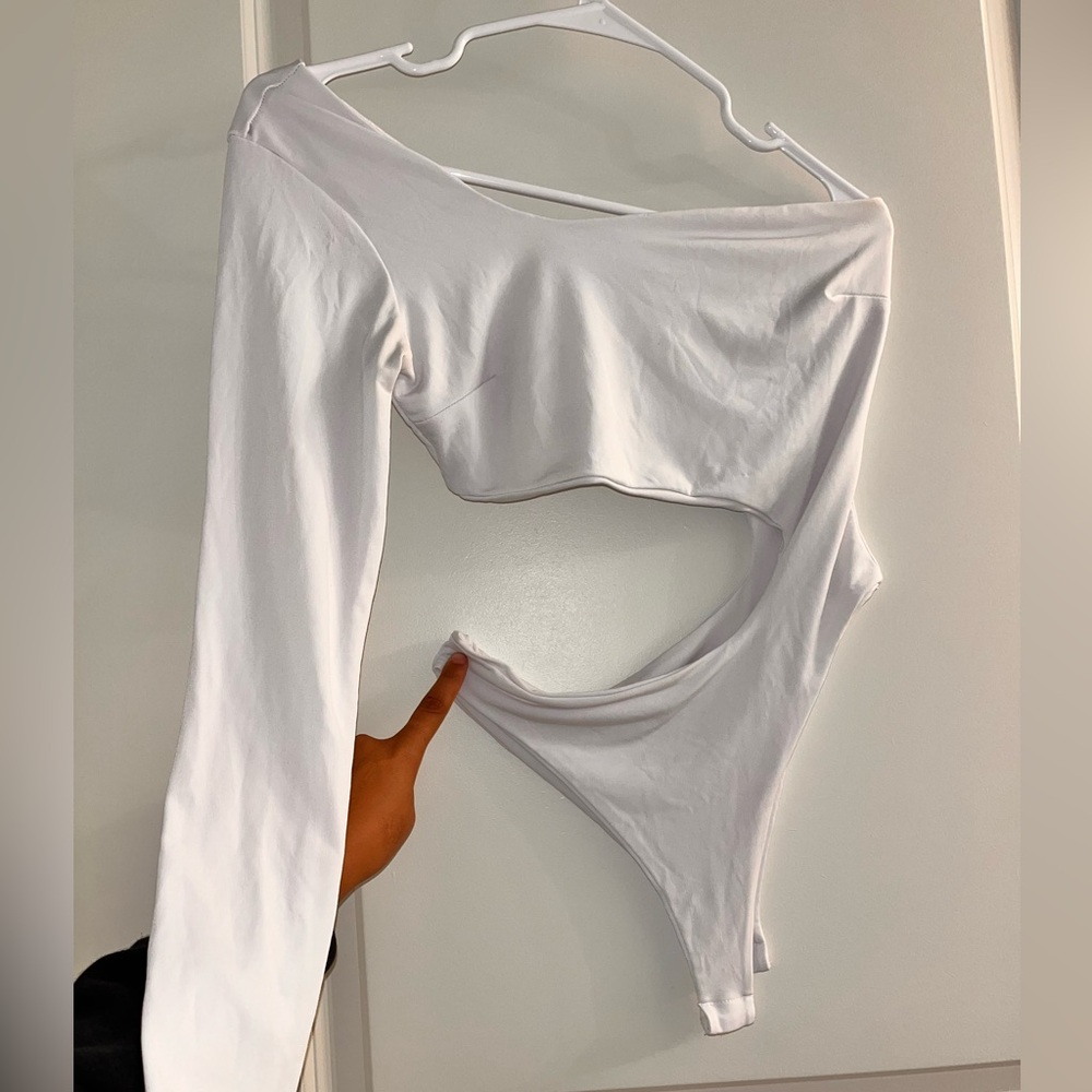 Fashionova white bodysuit